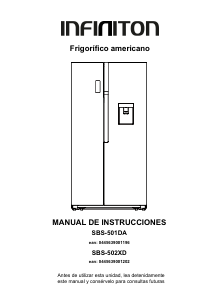 Manual Infiniton SBS-501DAB Frigorífico combinado