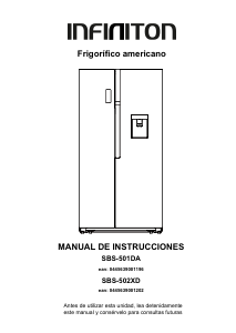 Manual de uso Infiniton SBS-501DAB Frigorífico combinado