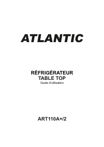 Mode d’emploi Atlantic ART110A+ Réfrigérateur