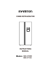 Bedienungsanleitung Infiniton SBS-471XA Kühl-gefrierkombination