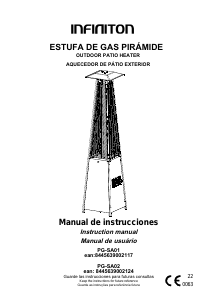 Manual Infiniton PG-SA01 Heater