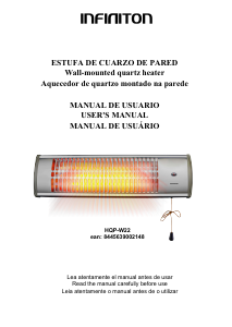 Manual de uso Infiniton HQP-W22 Calefactor