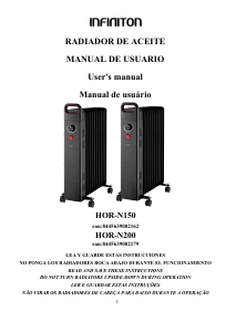 Manual Infiniton HOR-N150 Aquecedor