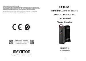 Manual Infiniton HORM-N10 Heater