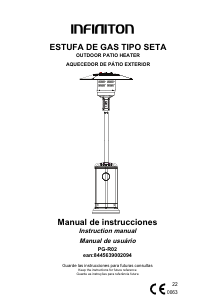 Manual Infiniton PG-R02 Heater