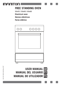 Manual Infiniton CC-V350G Fogão