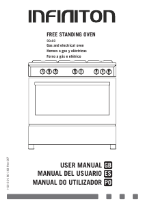 Manual de uso Infiniton CC9090HGCX Cocina