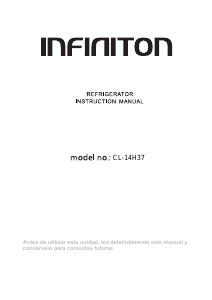 Manual Infiniton CL-14H37 Frigorífico