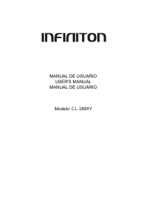 Manual Infiniton CL-189XY Frigorífico