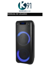 Manual de uso Infiniton K91 Altavoz