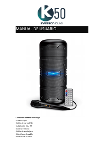 Manual de uso Infiniton K50 Altavoz