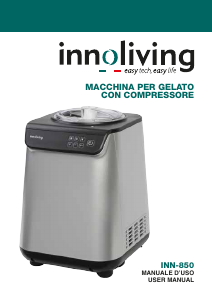 Manual Innoliving INN-850 Ice Cream Machine