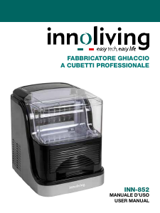 Manuale Innoliving INN-852 Macchina per cubetti di ghiaccio