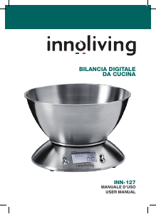 Manuale Innoliving INN-127 Bilancia da cucina