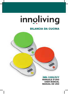 Manual de uso Innoliving INN-126O Báscula de cocina