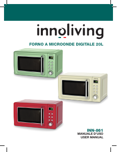 Manuale Innoliving INN-861 Microonde