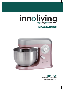 Manual Innoliving INN-729 Stand Mixer