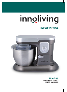 Manual Innoliving INN-784 Stand Mixer