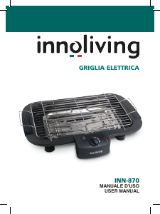 Manuale Innoliving INN-870 Griglia da tavolo