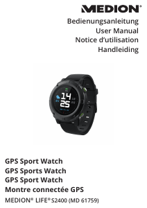 Manual Medion LIFE S2400 (MD 61759) Sports Watch