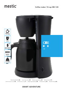 Bruksanvisning Mestic MK-120 Kaffebryggare