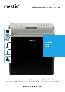 Manual Mestic MTEC-25 Cool Box