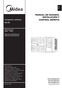 Manual de uso Midea MCVE12RE22F1 Aire acondicionado