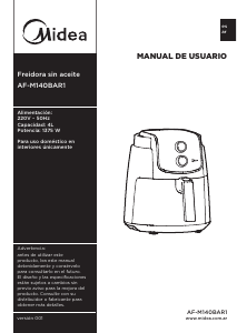 Manual de uso Midea AF-M140BAR1 Freidora