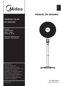 Manual de uso Midea SF-16W1AE1 Ventilador