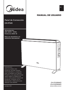 Manual de uso Midea CH-P120BAE1 Calefactor