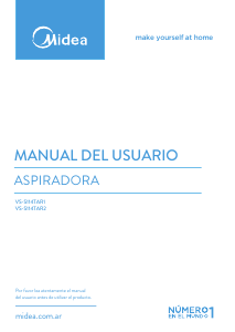 Manual de uso Midea VS-S114TAR12 Aspirador