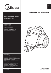 Manual de uso Midea VS-S214TAR2 Aspirador