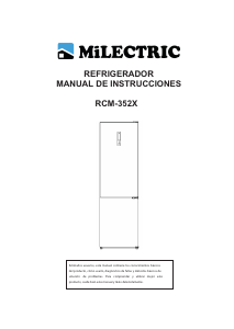 Manual de uso Milectric RCM-352X Frigorífico combinado