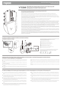 Mode d’emploi Rapoo VT350 Souris