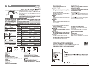 Manuale Rapoo XW2K Webcam