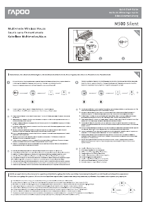 Bedienungsanleitung Rapoo M500 Silent Maus