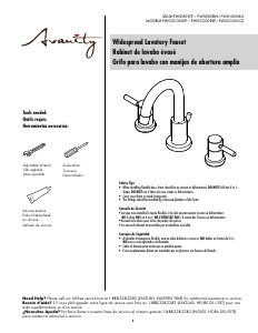 Manual de uso Avanity FWS1501CP Positano Grifería