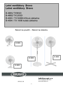 Manuál Bravo V-4694 Větrák