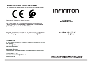 Manual de uso Infiniton CL-175IX Refrigerador