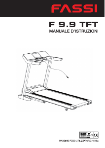 Manuale Fassi F9.9 TFT Tapis roulant