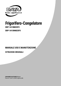 Manuale DAYA DDP-541DNM2XF0 Frigorifero-congelatore