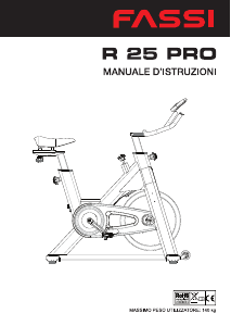 Manuale Fassi R 25 PRO Cyclette