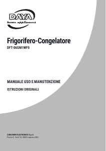 Manuale DAYA DFT-06SM1WF0 Frigorifero