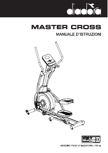 Manuale Diadora Master Cross Bicicletta ellittica