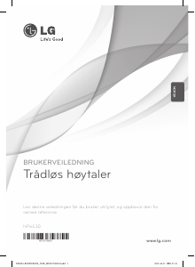 Bruksanvisning LG NP6530 Høyttaler