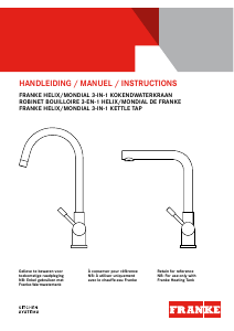 Mode d’emploi Franke Mondial Robinet