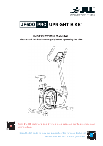 Manual JLL JF600 Pro Exercise Bike