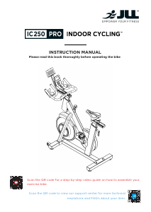 Manual JLL IC250 Pro Exercise Bike