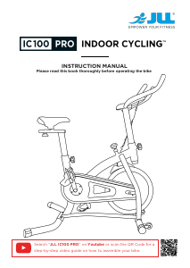 Manual JLL IC100 Pro Exercise Bike