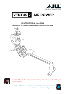 Manual JLL Ventus 2 Rowing Machine